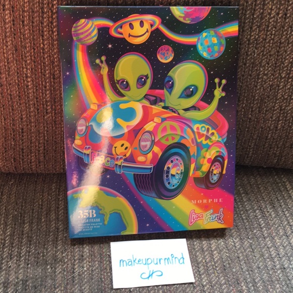 Morphe x Lisa Frank 35B palette NWT - Picture 2 of 8